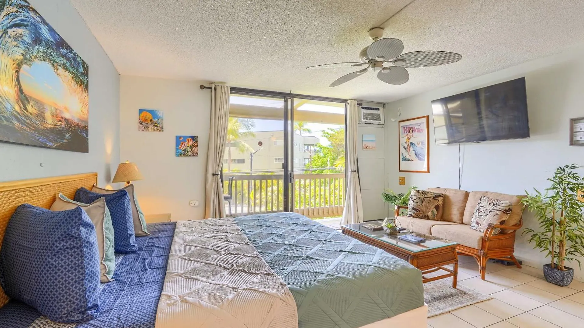 Couples Beach Studio / Relaxing & Comfortable. Kailua-Kona Apartment
